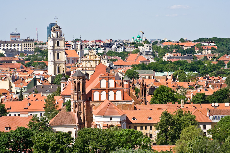 VILNIUS: WIE IHRE KUNDEN DIE LITAUISCHE STADT ZU FUSS ERKUNDEN KÖNNEN Stadtansicht Vilnius